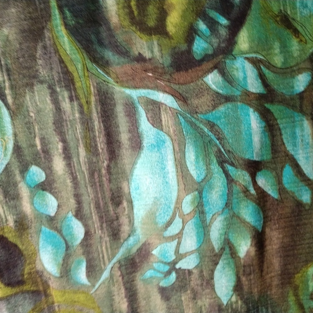 1970's Vintage Material  17"x35"